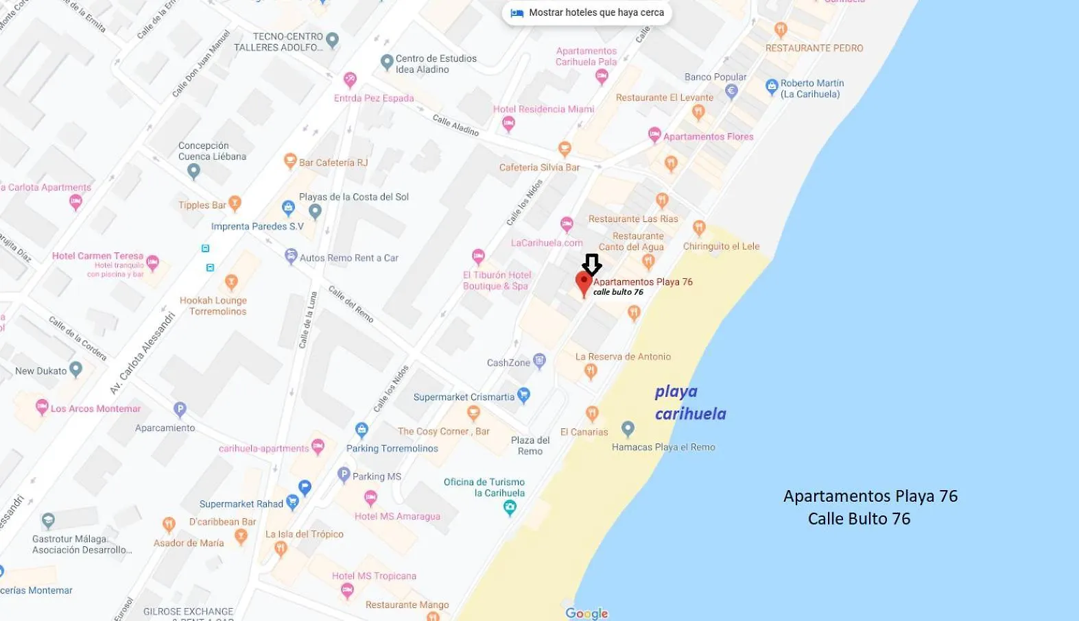 Sunsands Studio 1ºb Playa76 Carihuela Spain